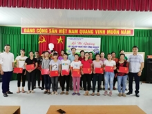 Bế giảng lớp Sơ cấp nghề May công nghiệp tại xã Quân Chu, huyện Đại Từ, tỉnh Thái Nguyên